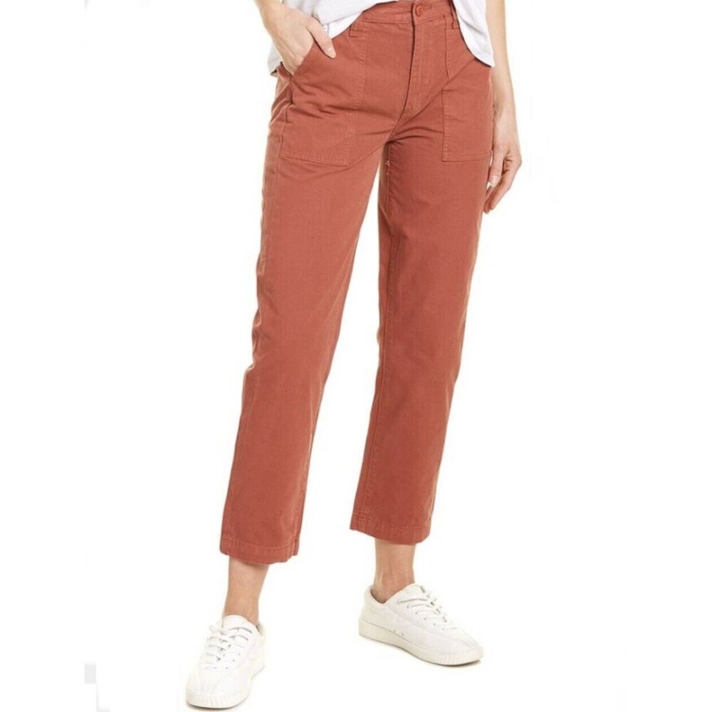 NEW Joe’s Jeans Womens 27 High Rise Straight Crop Utility Pants